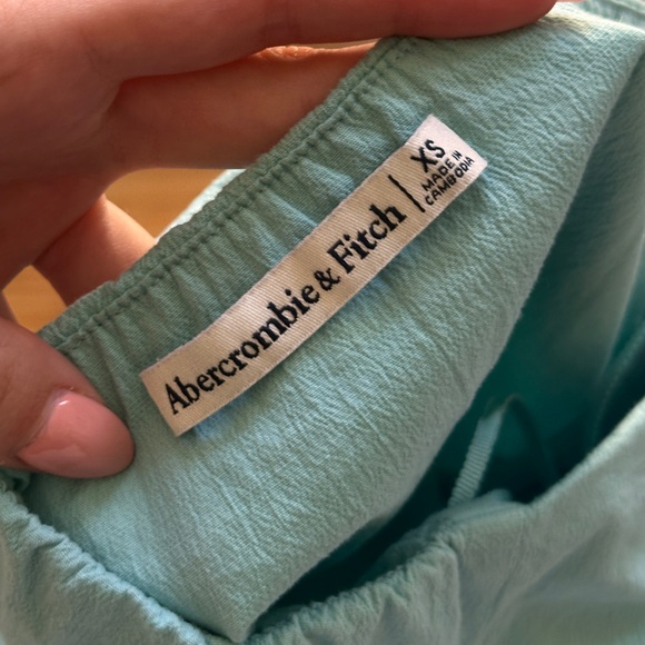 Abercrombie & Fitch Aqua Strapless Top - Picture 5 of 5